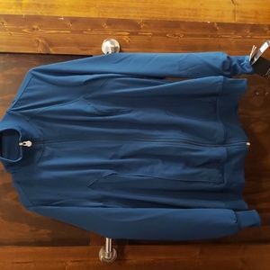 Cherokee Infinity scrub jacket Caribbean blue size Large